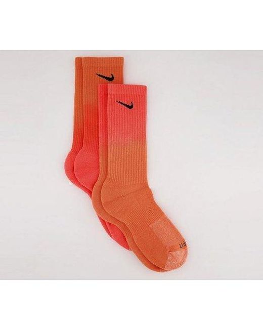 Nike Crew Socks 2 Pairs in Red | Lyst Canada