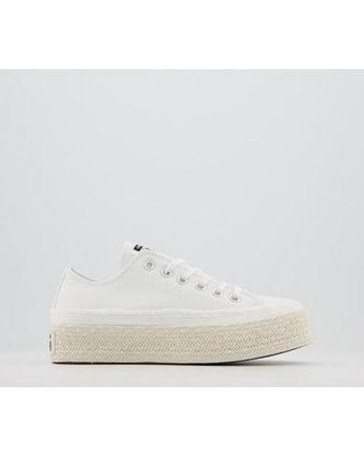 converse espadrille platform