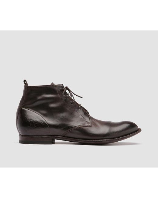 Officine Creative Stereo 004 Testa Di Moro - Leather Ankle Boots for ...