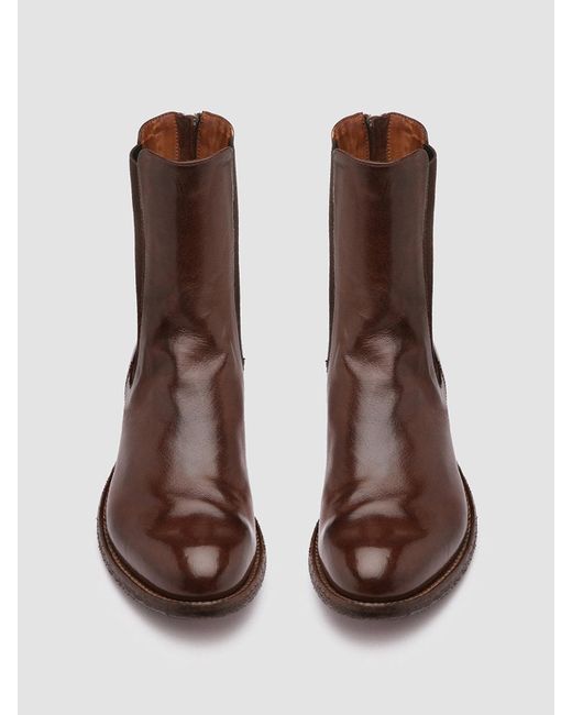 Officine Creative Lexikon 073 Sauvage - Leather Chelsea Boots in Brown |  Lyst