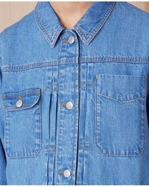 Officine Generale Blue Veste Nile