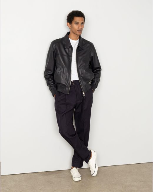 Officine Generale Blue Cassio Jacket for men