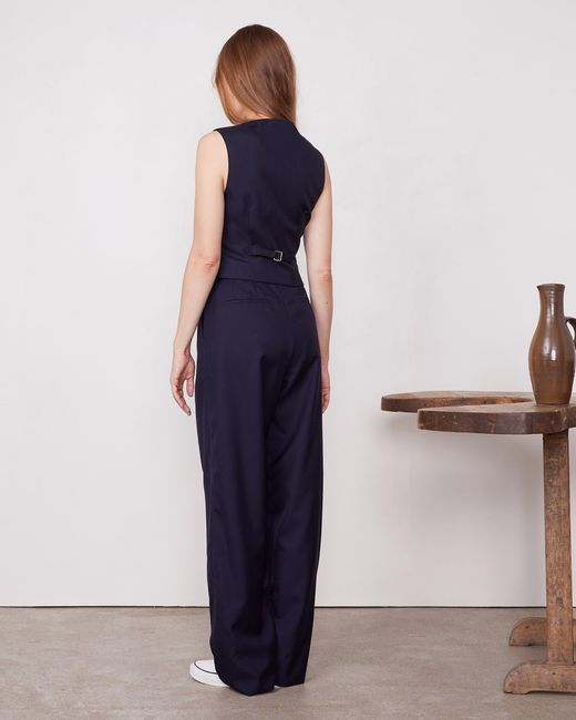 Officine Generale Blue Cleore Waistcoat