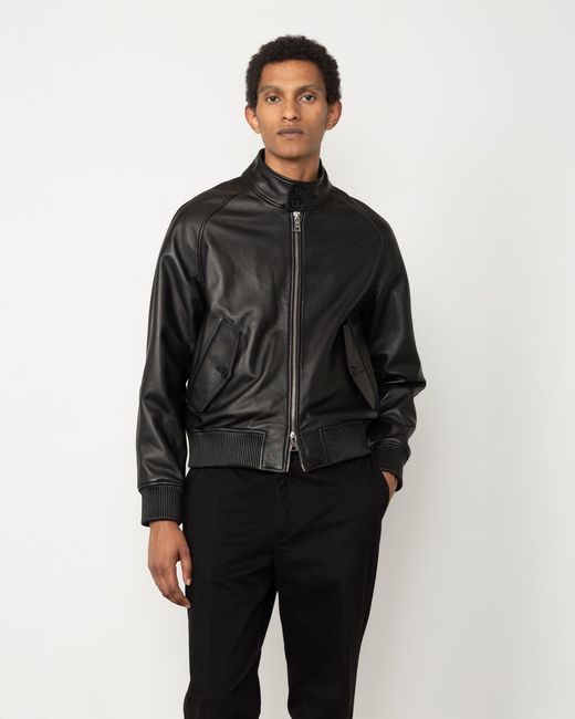 Officine Generale Black Bomber Camron for men