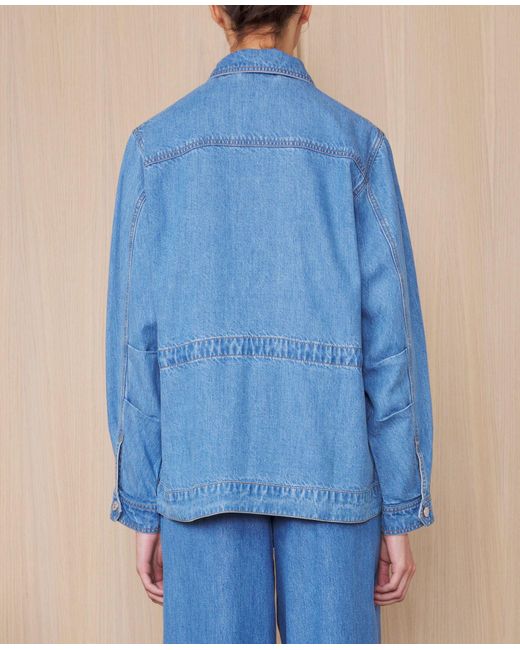 Officine Generale Blue Veste Nile