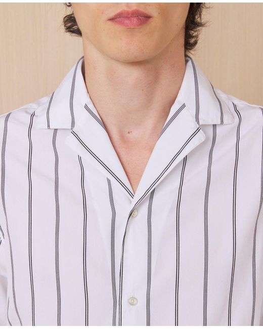 Officine Generale Blue Chemise Eren for men