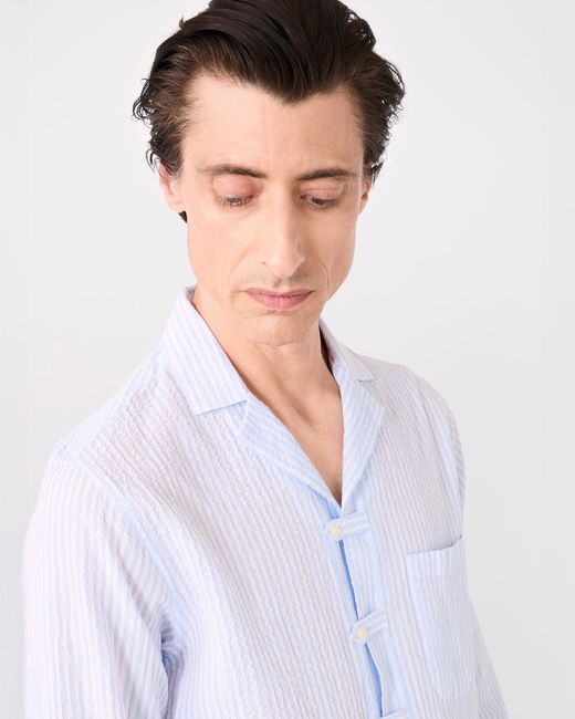 Officine Generale White Chemise Lony for men