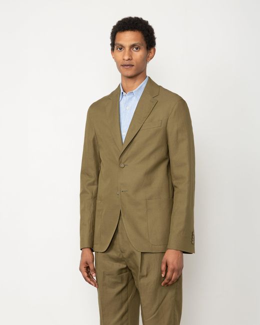 Officine Generale Green Veste Michel for men