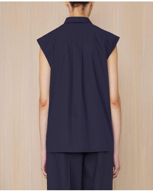 Officine Generale Blue Iseult Shirt