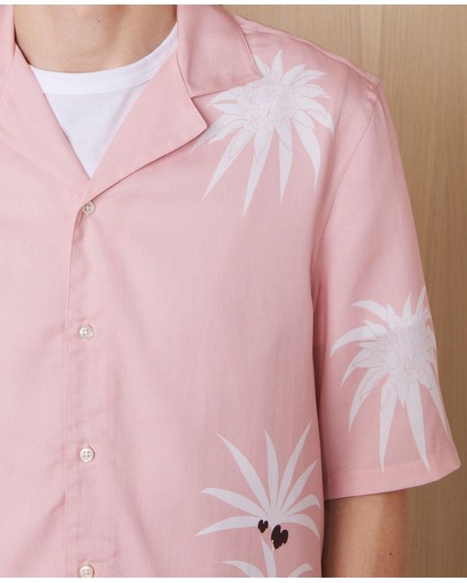 Officine Generale Pink Chemise Eren for men