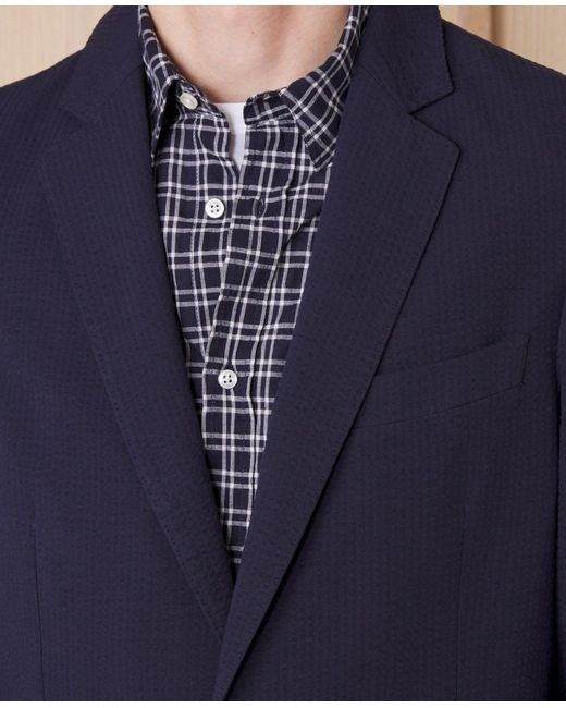Officine Generale Blue Nehemiah Jacket for men