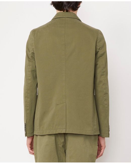 Officine Generale Green Veste Armie for men