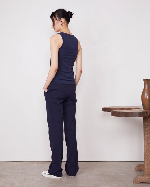 Officine Generale Blue Tatia Tank Top