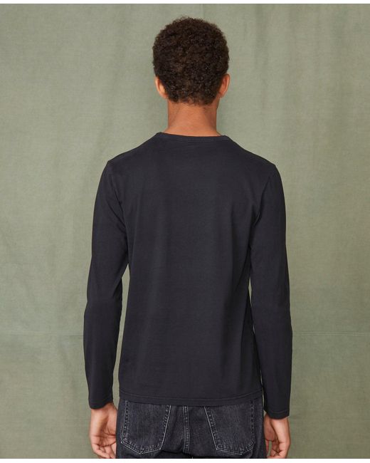 Officine Generale Green Long Sleeve Tee-Shirt