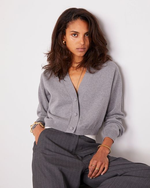 Officine Generale Brown Cardigan Serena