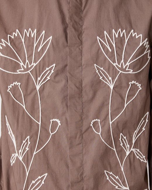 Officine Generale Brown Chemise Gaston for men
