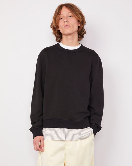 Officine Generale Black Sweat Darius for men
