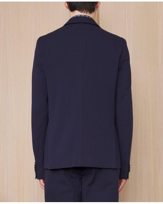 Officine Generale Blue Nehemiah Jacket for men