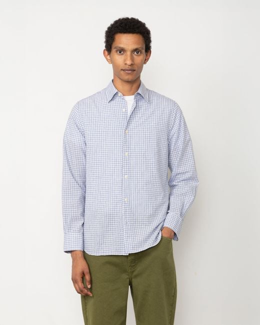 Officine Generale White Chemise Giacomo for men