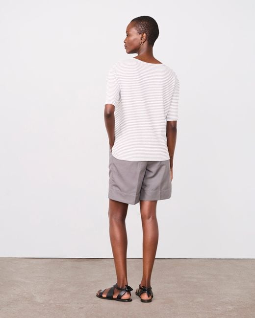 Officine Generale White T-Shirt Leya