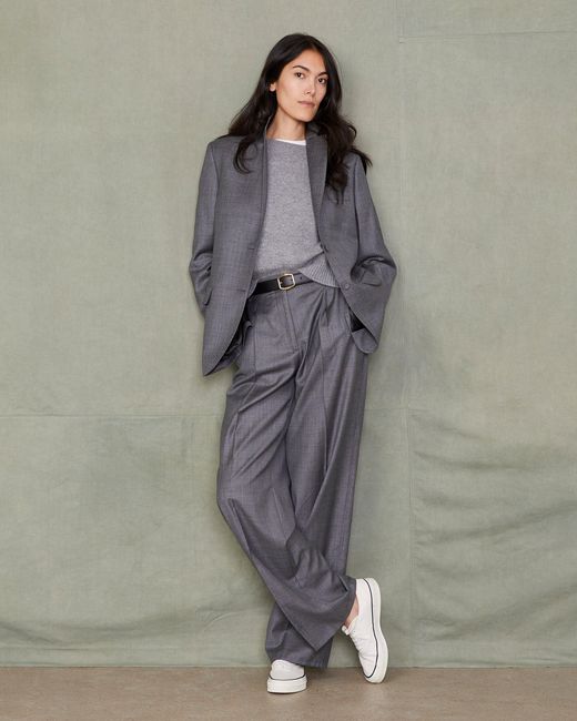 Officine Generale Gray New Sophie Pants