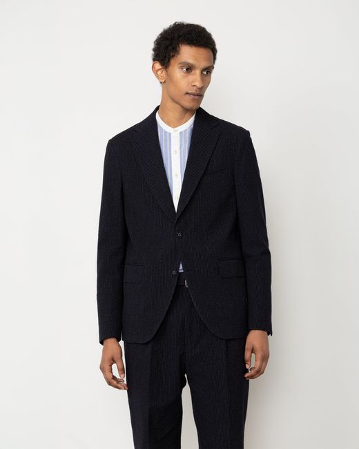 Officine Generale Blue Veste Arthus for men
