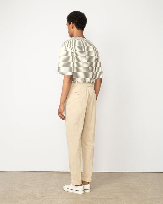Officine Generale White Pantalon Joseph for men