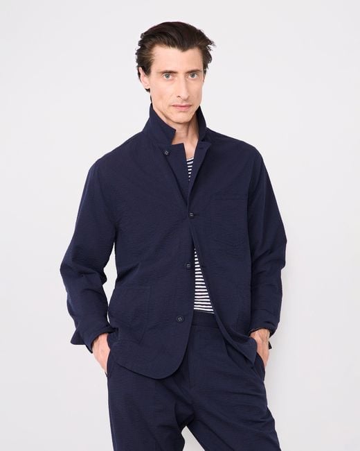 Officine Generale Blue Surchemise Sycamore for men