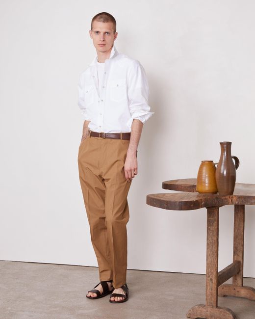 Officine Generale White Maverick Shirt for men