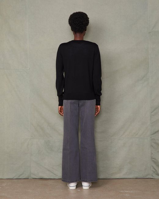 Officine Generale Black Nine Crew Neck