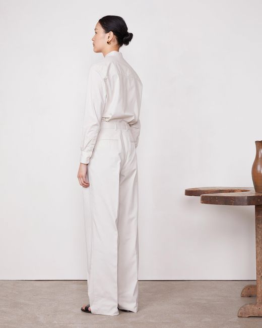 Officine Generale White Nastia Pants