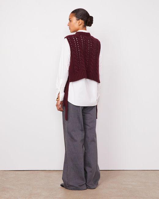 Top Loudia Officine Generale en coloris Red