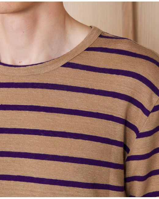 Officine Generale Brown T-Shirt for men