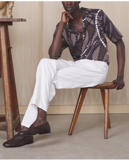Officine Generale Brown Chemise Eren for men