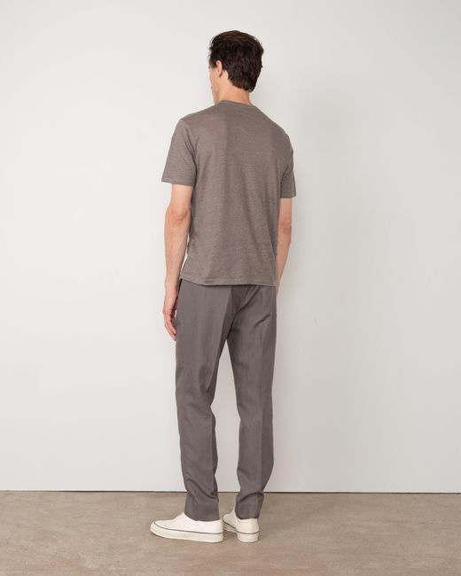 Officine Generale Gray T-Shirt Garment for men