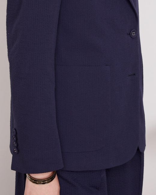 Officine Generale Blue Miguaela Jacket