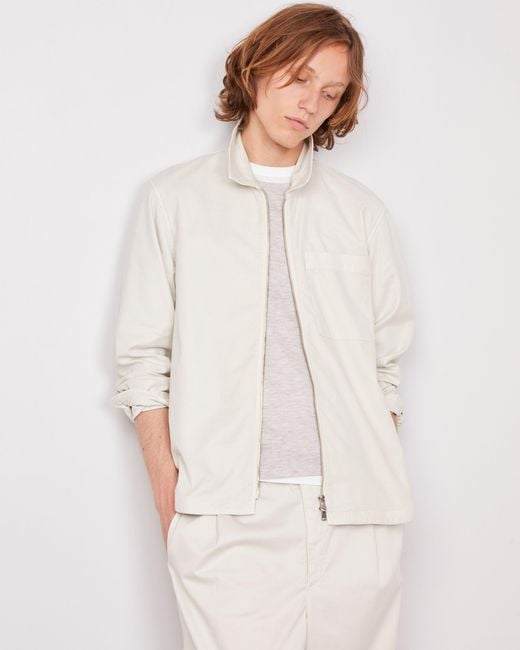 Officine Generale White Surchemise Malo for men