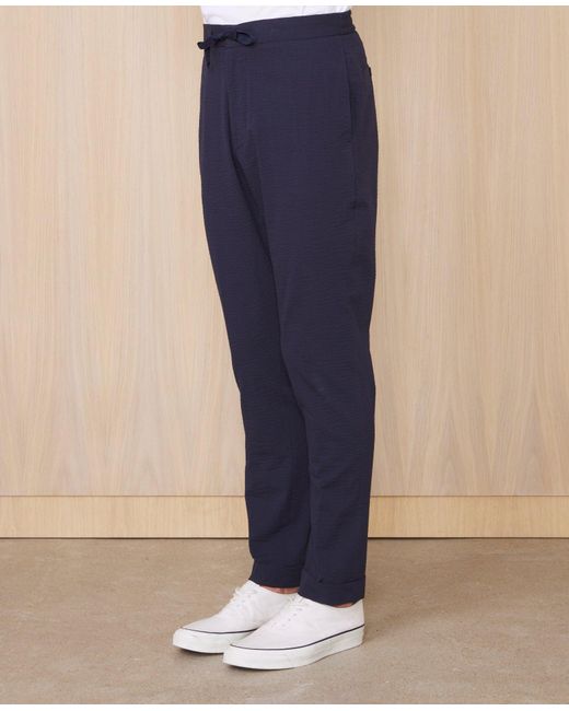 Officine Generale Blue Pantalon Joseph for men