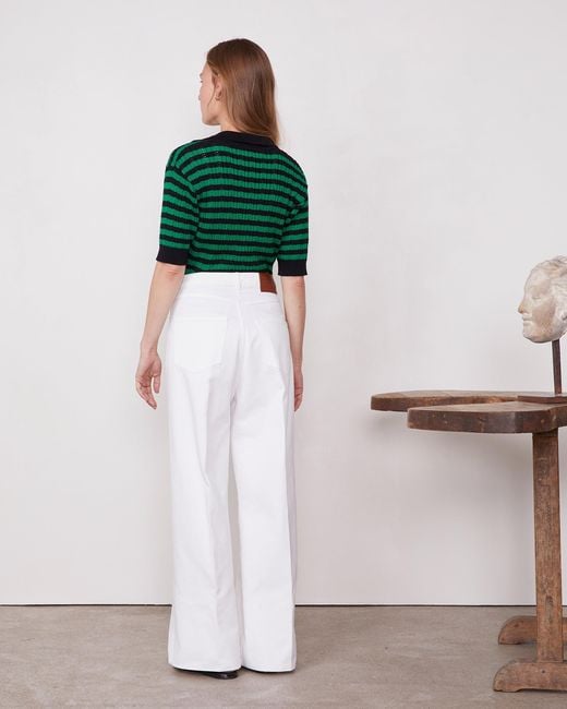 Officine Generale White Ginger Denim