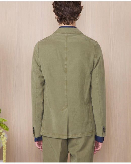 Officine Generale Green Veste Armie for men