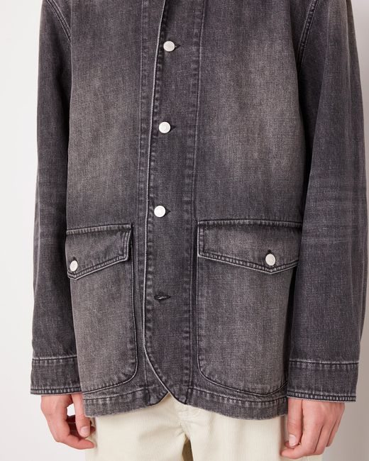 Officine Generale Gray Bram Jacket for men