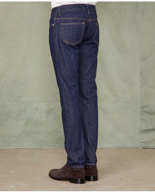 Officine Generale Green Slim Fit Denim for men