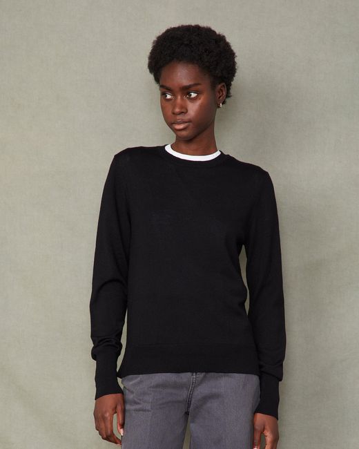 Officine Generale Black Nine Crew Neck