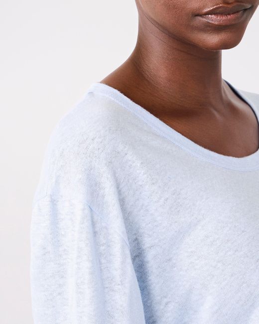 Officine Generale White T-Shirt Leya
