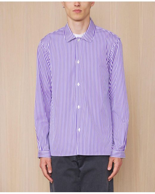 Officine Generale Purple Chemise Eloan for men