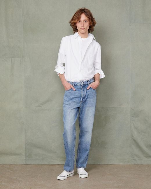 Officine Generale Multicolor Oxford Bd Shirt for men