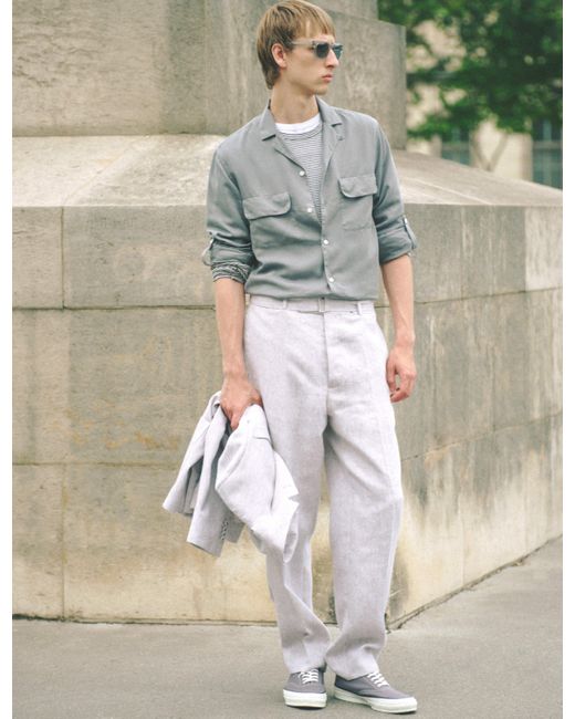 Officine Generale Metallic Hoche Pants for men