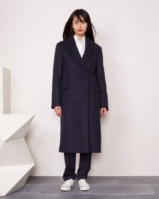 Officine Generale Blue Olane Coat