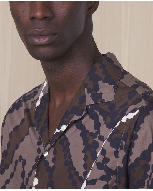 Officine Generale Brown Chemise Eren for men