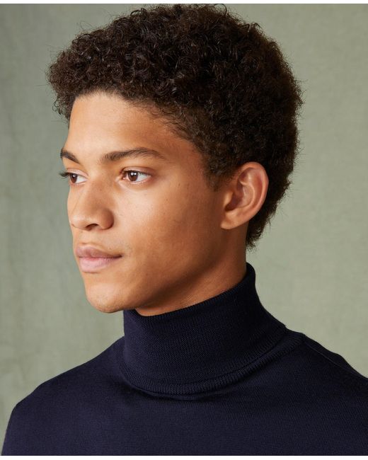 Officine Generale Green Turtleneck Sweater